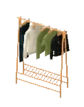 Açık Ahşap Askılık