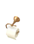 Suporte de papel higiênico clássico