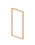 Mirror Wall Thrifted Square Border