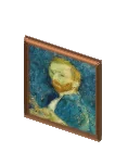 Painting Self Portrait Van Gogh