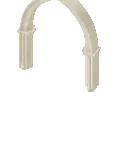 Arch Gothic Stone Pillar