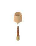 Lamp Floor Mid Century Hourglass