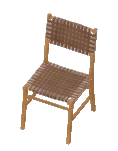 Chair Mid Century Leather Straps