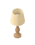 Lamp Table Farmhouse Bulbous