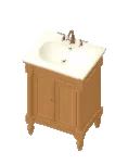 Klasik Ayaklı Lavabo Dolabı