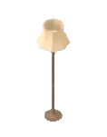 Lamp Floor Classic Ribbed Shade