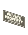 Cartello proprietà privata