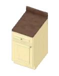 Base in rilievo con cassetto e1 anta