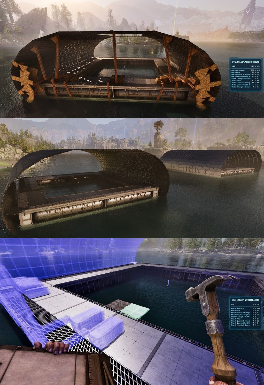 Oval OceanPlatform Hangar
