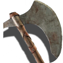 Vecchia ascia da battaglia