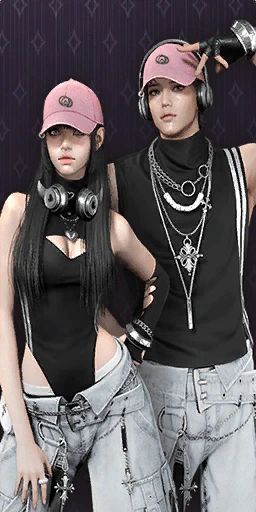 루즈핏 스트릿 무드 (외형: 세트) (각인)