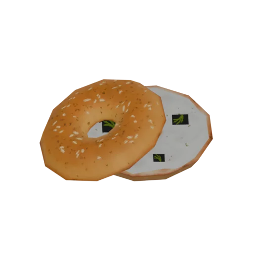 Bagel con formaggio spalmabile