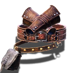 Studded Leather Belt and Bracers I