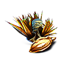Semilla del cuerno de hierba claveteada