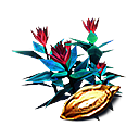 Semilla de arbusto voxel
