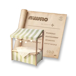 Furniture Blueprint: Harvest Moon - Market Stall