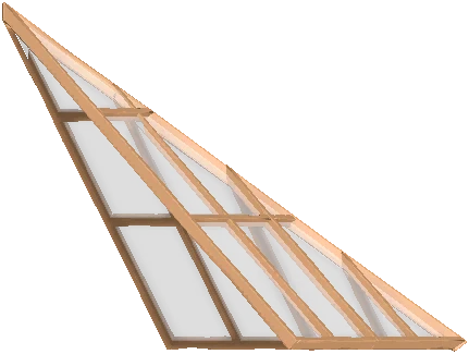 Corner Greenhouse Roof