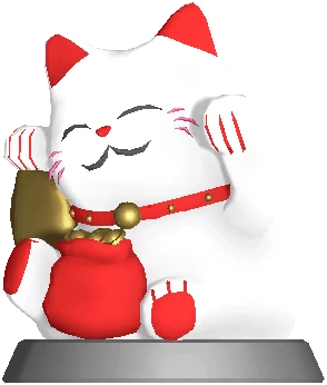 The Cat with the Waving Arm