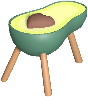 Avocado Side Table