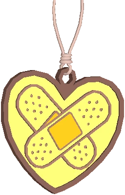 Bandaged Heart Charm