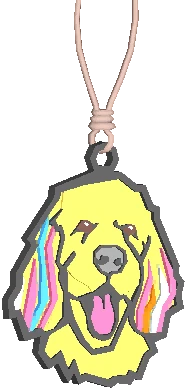 Goldendoodle Charm