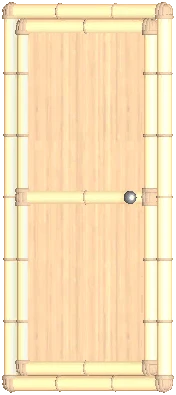 Bamboo Door