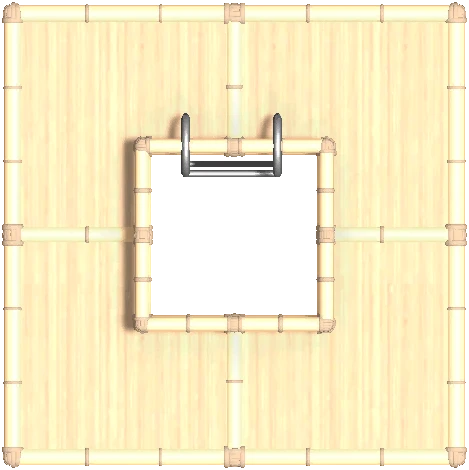 Bamboo Foundation with Ladder