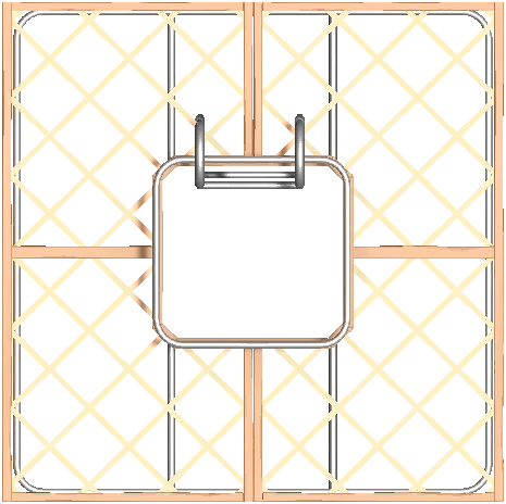 Trellis Foundation with Ladder