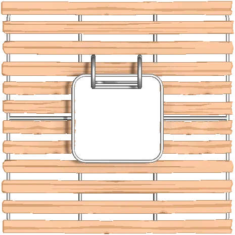 Wooden Foundation with Ladder