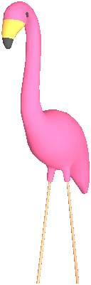 Flamingo Statue
