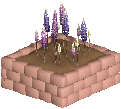 Square Flower Bed