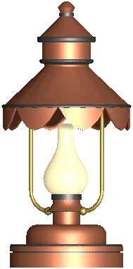 Old Western Lamp