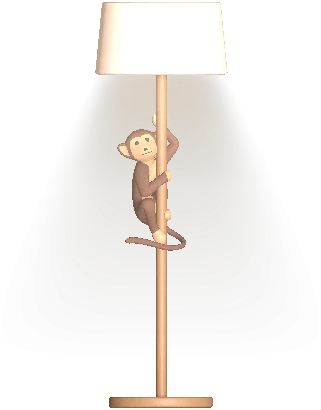 Monkey Lamp