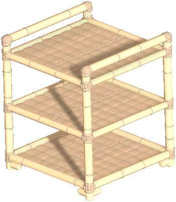 Beach Style Shelf Counter