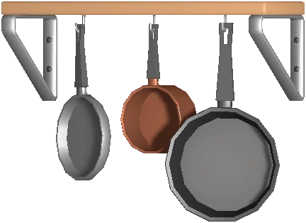 Shelf with Pans