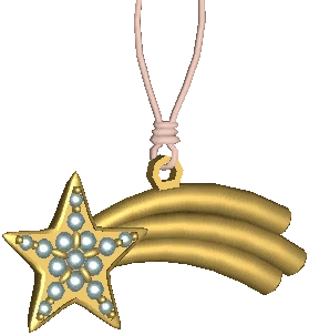 Shooting Star Charm