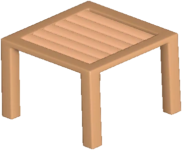 Square Wooden Side Table