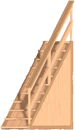 Stairs Closed Right Railing