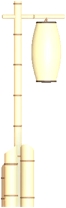 Standing Bamboo Lamp