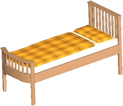 Regular Bed Wood