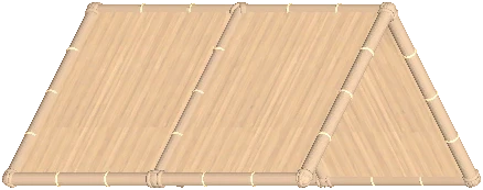 Ridge Roof Bamboo