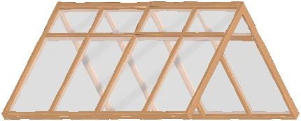 Ridge Greenhouse Roof