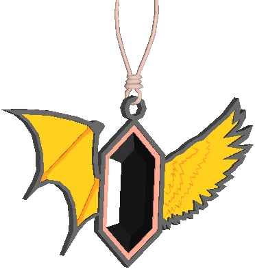 Winged Gem Charm