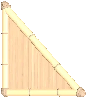 Triangular Bamboo Wall 1
