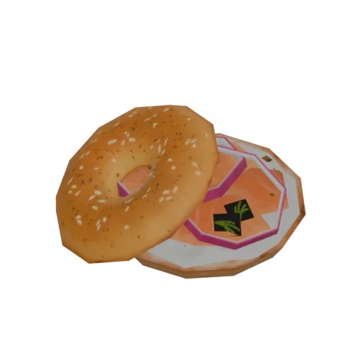 Bagel al salmone