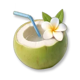 Boisson fraîche à la noix de coco