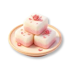 Sablé à la rose