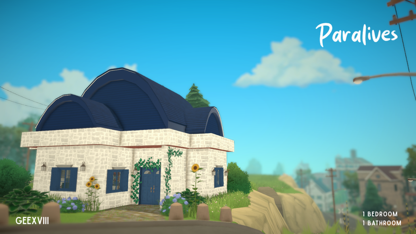Santorini-Inspired Cottage