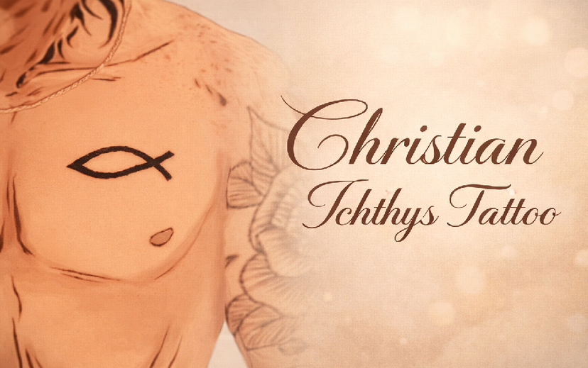 Christian Ichthys (Jesus Fish) Tattoo