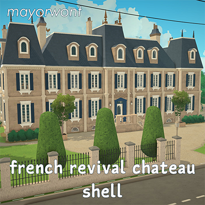 French Revival Chateau - Shell